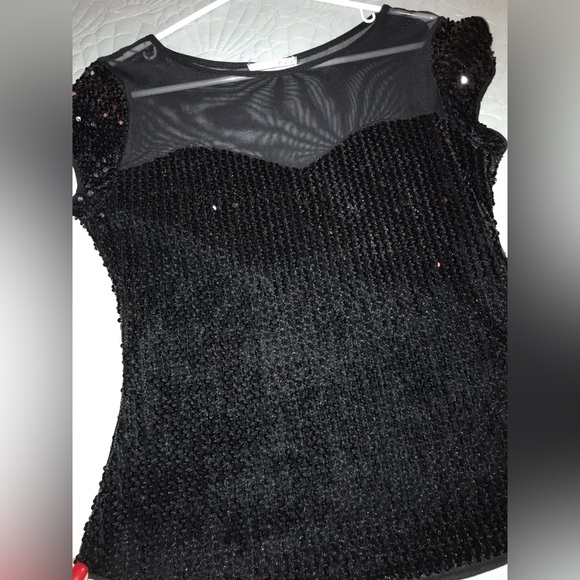 Sequin black top - Picture 3 of 3